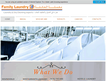 Tablet Screenshot of familylaundryqatar.com